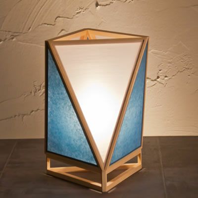 和風照明 和室 スタンドライト 彩 -sai- 白×藍 A527-D 新洋電気 | PC
