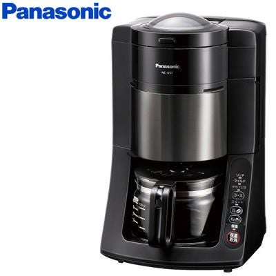 パナソニック  Panasonic 沸騰浄水コーヒーメーカー 容量5カップ ブラック NC-A55P パナソニック 沸騰浄水コーヒーメーカー NC-A55P-K