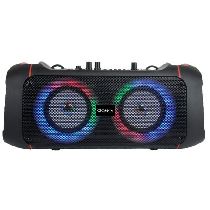 CICONIA BTスピーカー　CTFE-2060C-BK Amazon.co.jp: CICONIA サークルLEDパーティースピーカー CTFE-2060C