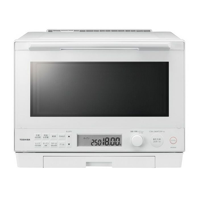 東芝 30L 過熱水蒸気オーブンレンジ 石窯ドーム ER-XD100-W グラン 