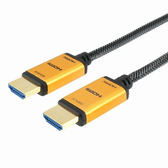 ホーリック 光ファイバー HDMIケーブル メッシュタイプ 4K 10m