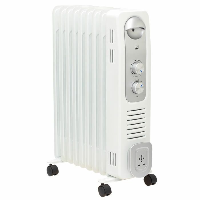 DBK オイルヒーター 3～7畳用 DRC1009WS | PCあきんど 公式通販