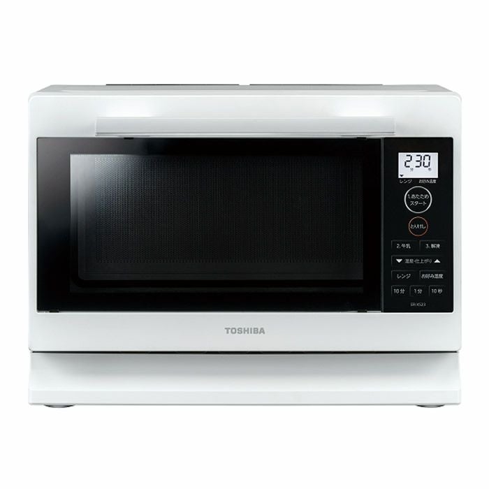東芝電子レンジ 東芝 23L 電子レンジ ER-XS23-W ホワイト ワイド&フラット庫内 単機能