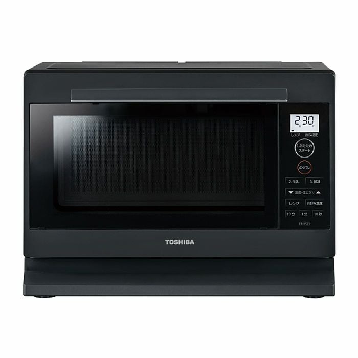 東芝 23L 電子レンジ ER-XS23-K ブラック ワイド&フラット庫内 単機能