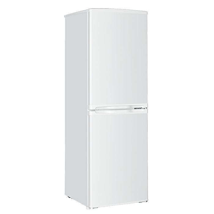 マクスゼン 140L 2ドア冷凍冷蔵庫 右開き JR142HM01WH ホワイト