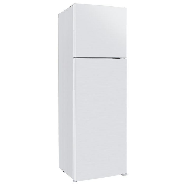 マクスゼン 168L 2ドア冷凍冷蔵庫 右開き JR168ML01WH ホワイト