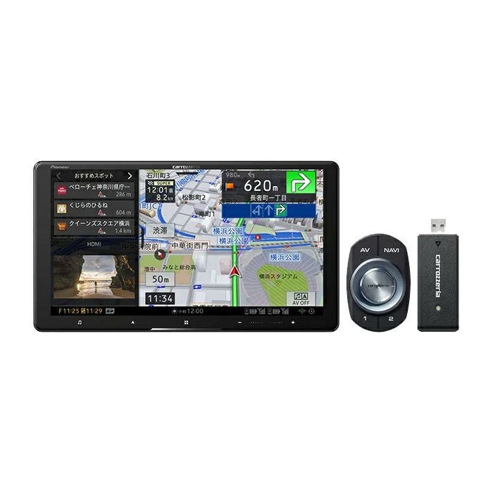 □Pioneer carrozzeria 9V型ワイド VGAモニター TVM-W910 パイオニア
