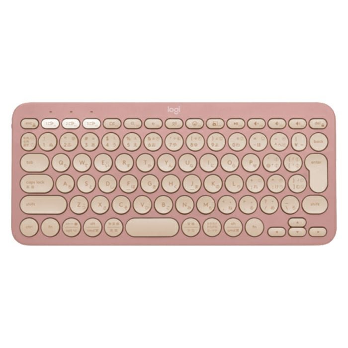 ロジクール ワイヤレスキーボード K380s PEBBLE KEYS 2 K380SRO ローズ