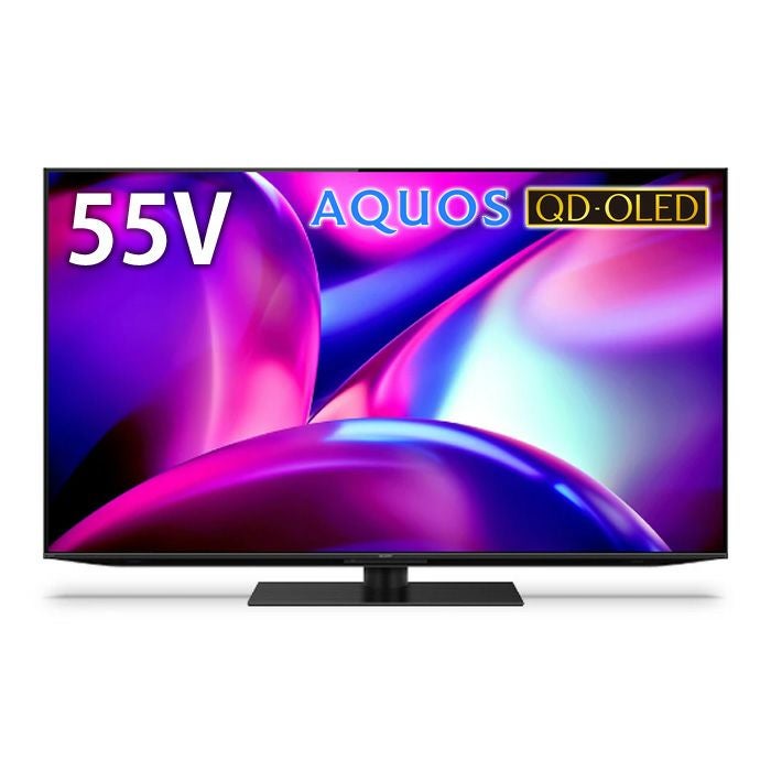 シャープ 55V型 4K有機ELテレビ FS1ライン AQUOS QD-OLED 4T-C55FS1