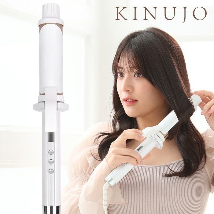 絹女 ～KINUJO～ CURL IRON キヌージョ カールアイロン 38m 絹⼥〜KINUJO〜CURL IRON(カールアイロン) 38mm | rAd Online Shop