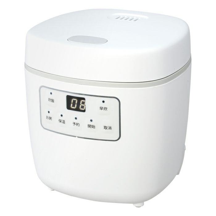 マクスゼン 1.5合炊き 炊飯器 少量炊き RC-MX154-WH ホワイト | PC