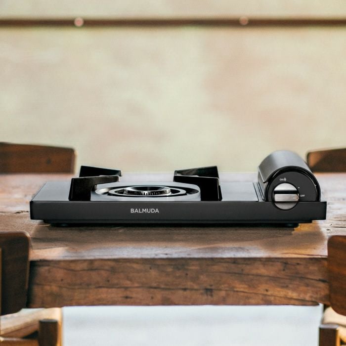 【新品】BALMUDA Table StoveブラックKGS01JP-BK テーブルストーブ バルミューダ コンロBALMUDA バルミューダ カセットコンロ Table Stove テーブルストーブ KGS01JP