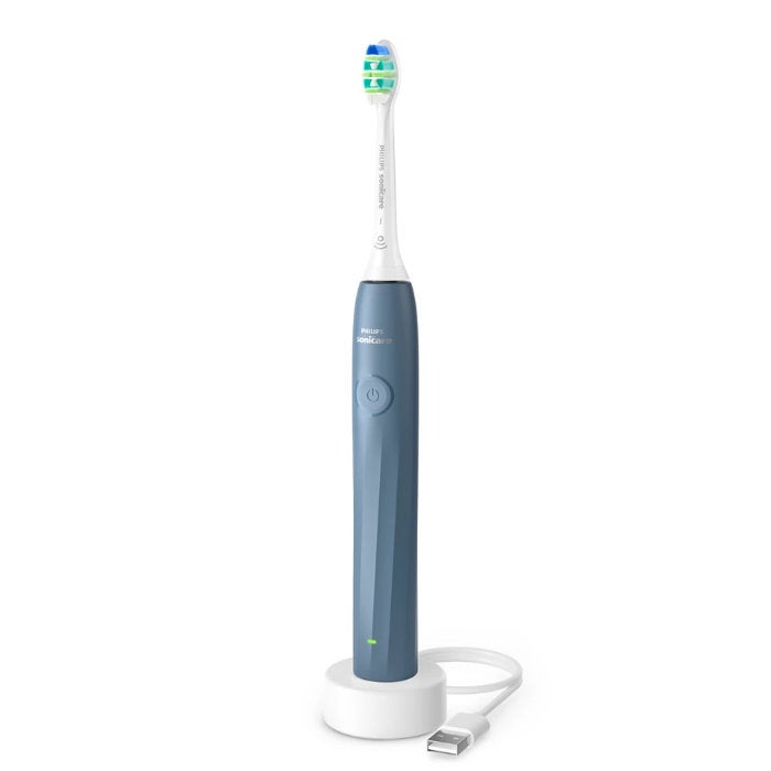 J*s様 Philips ソニッケアー電動歯ブラシ本体 青色 充電器付き フィリップス 電動歯ブラシ ソニッケアー 2100シリーズ HX4021/04