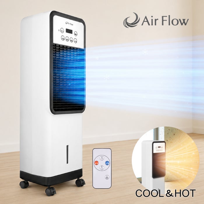 エアフロー 温冷風扇 COOL＆HOT 温風 冷風扇 AW-CH153 白黒 | PC